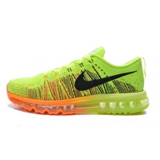 Nike flyknit Max 2014 салатовый